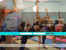Tablet Screenshot of blue-sky-yoga.net